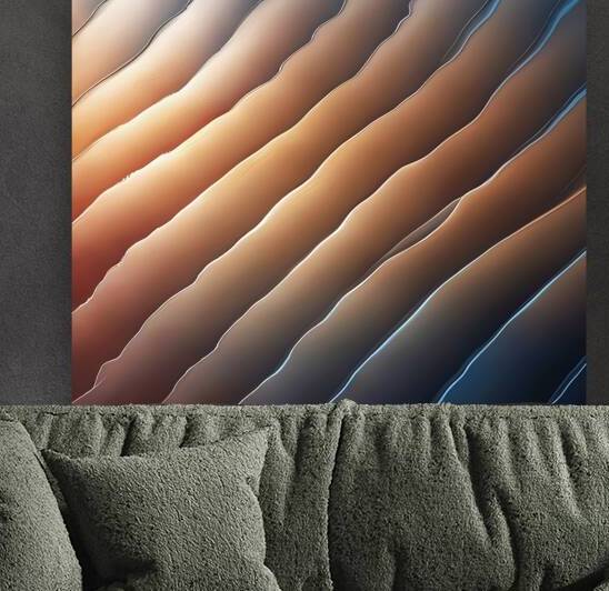 A stunning gradient painting that captures the es by Mitica Mihaila