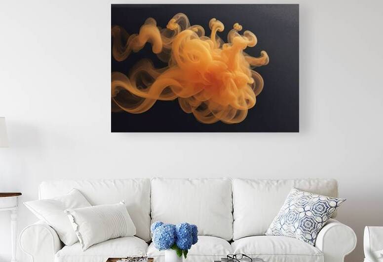 A captivating abstract artwork featuring swirling by Mitica Mihaila