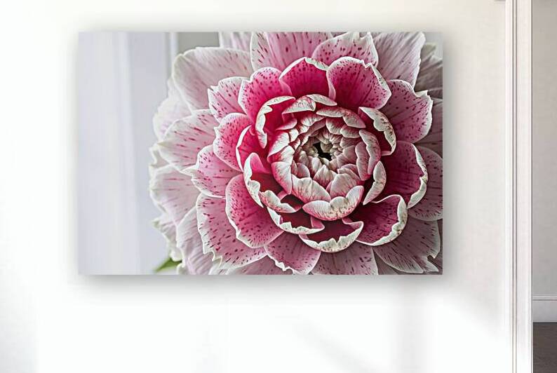 A stunning close up photograph of a vibrant pink by Mitica Mihaila