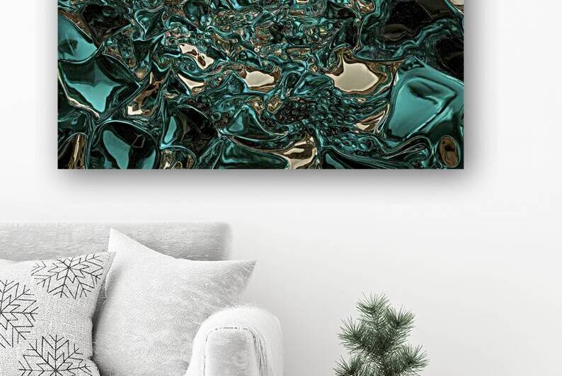 a mesmerizing pattern of textured glass or crysta by Mitica Mihaila