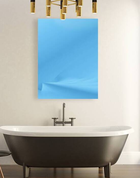 gradient transition from a soft blue at the top t by Mitica Mihaila