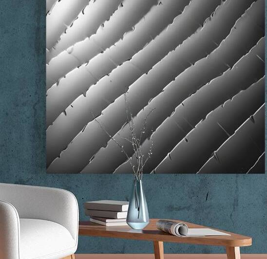the intricate details of a metal texture pattern by Mitica Mihaila