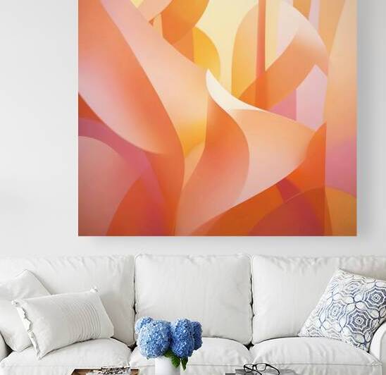 A vibrant and energetic piece of abstract art fea by Mitica Mihaila