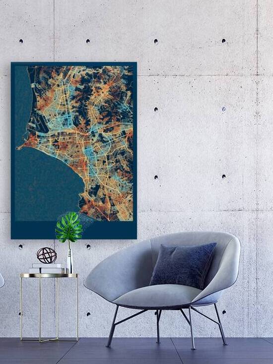 Lima Peru Map by Towseef Dar