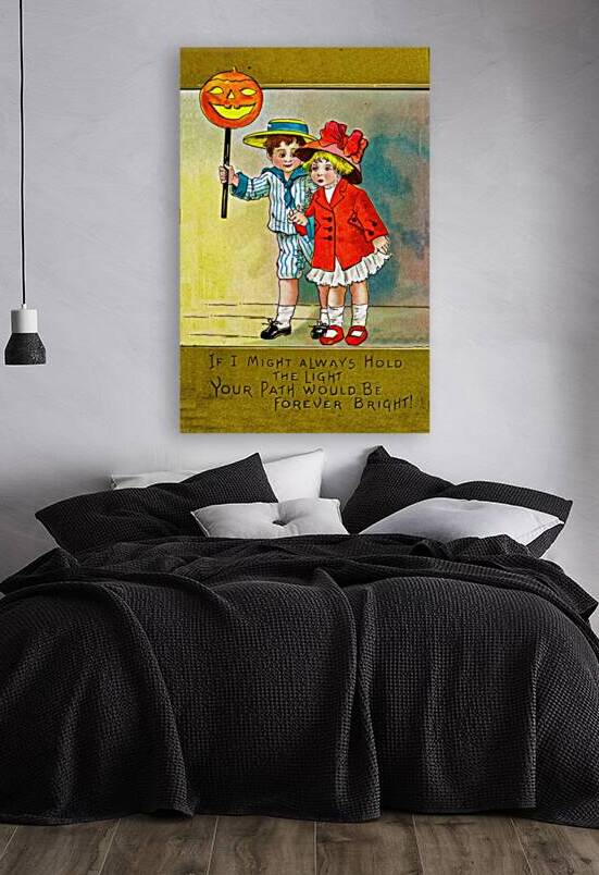 A vintage halloween greetings card by Steve Painter