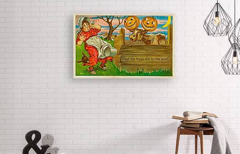 A vintage halloween greetings card by Steve Painter