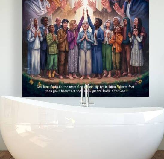 an insightful and thought provoking illustration by mamado wall art