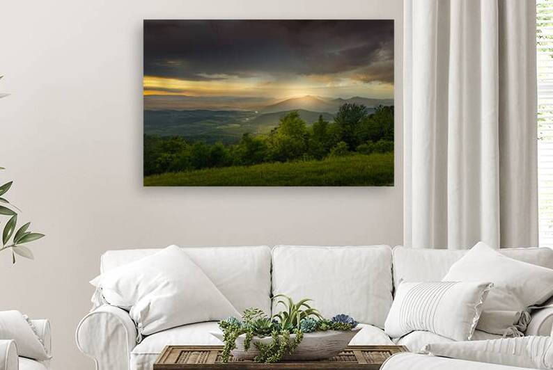 Blue Ridge Parkway Sunset in Virginia by Norma Brandsberg Photography