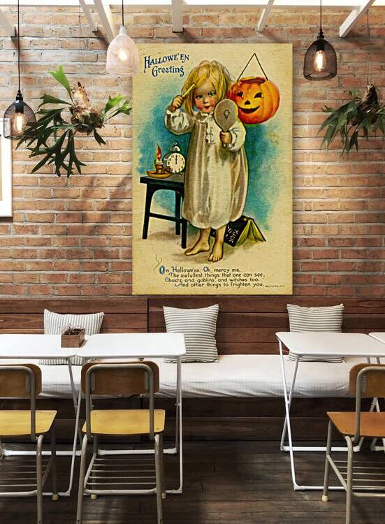 vintage halloween greetings card by Steve Painter