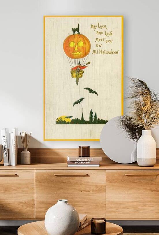  vintage halloween greetings card by Steve Painter