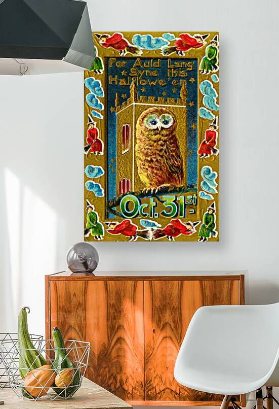 vintage halloween greetings card by Steve Painter