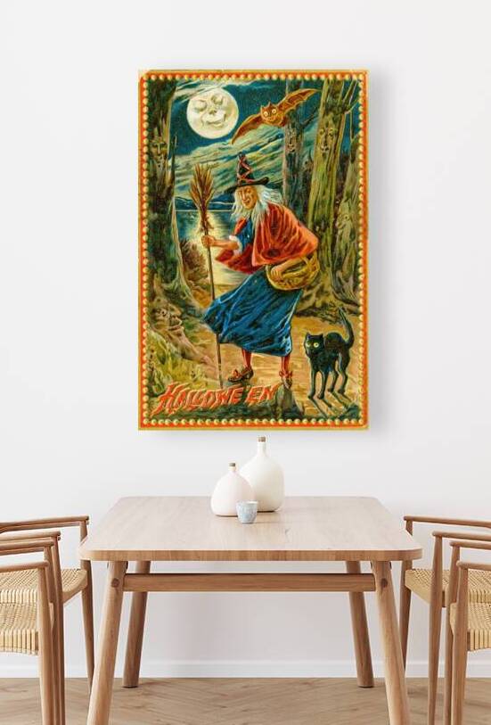 vintage halloween greetings card by Steve Painter