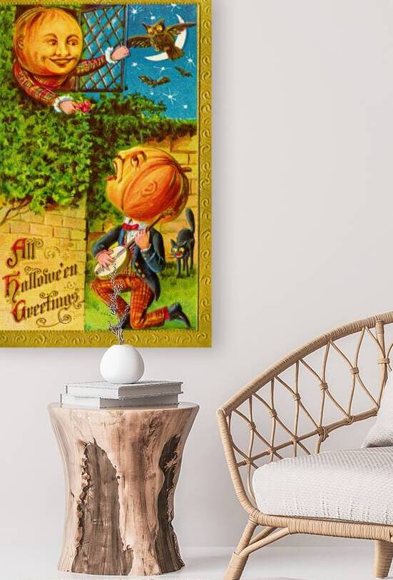  vintage halloween greetings card by Steve Painter