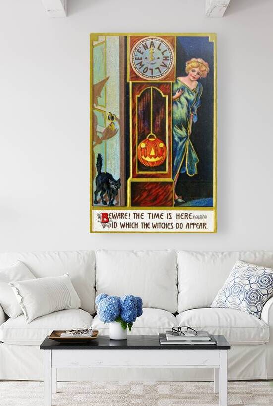 vintage halloween greetings card by Steve Painter