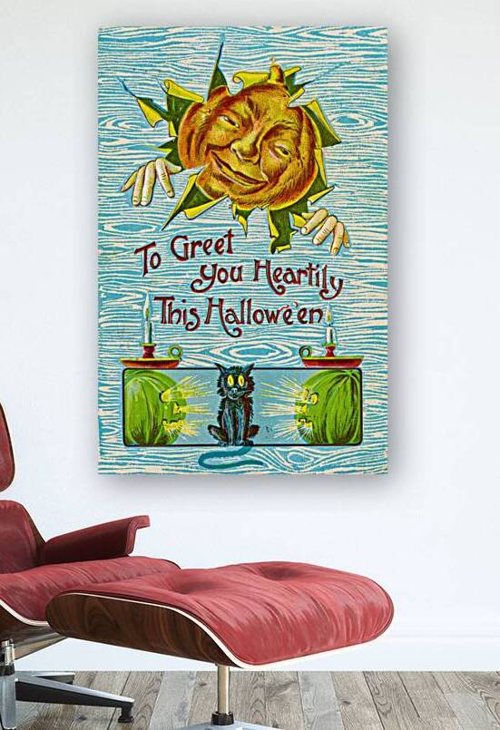 vintage halloween greetings card by Steve Painter