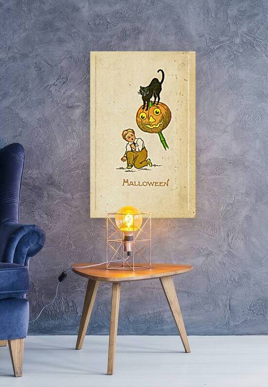 vintage halloween greetings card by Steve Painter