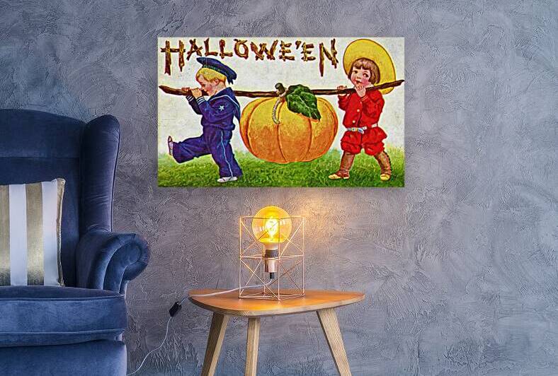 vintage halloween greetings card by Steve Painter