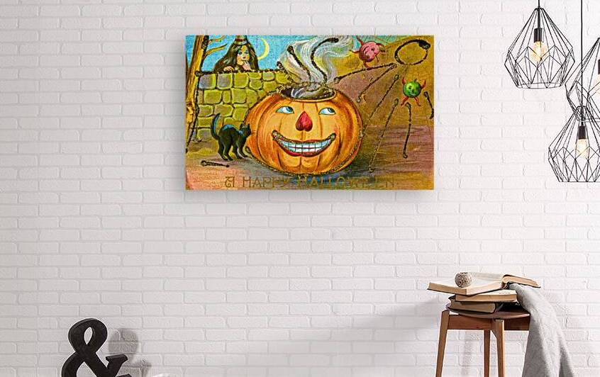 vintage halloween greetings card by Steve Painter