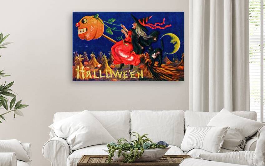 vintage halloween greetings card by Steve Painter