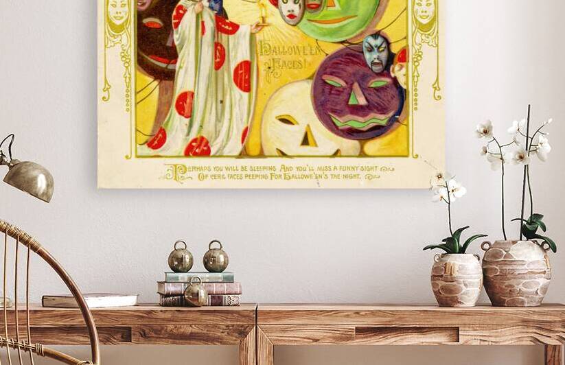 vintage halloween greetings card by Steve Painter