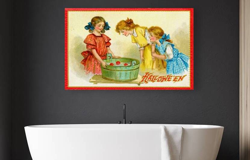 vintage halloween greetings card by Steve Painter