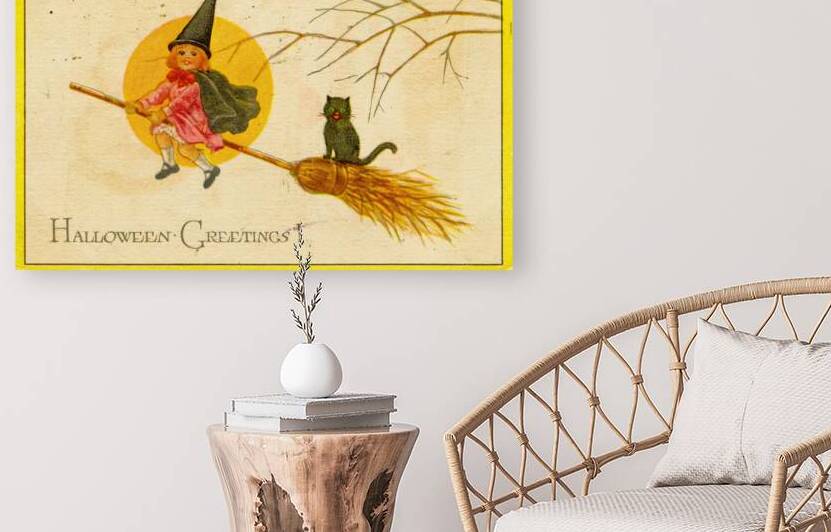  vintage halloween greetings card by Steve Painter