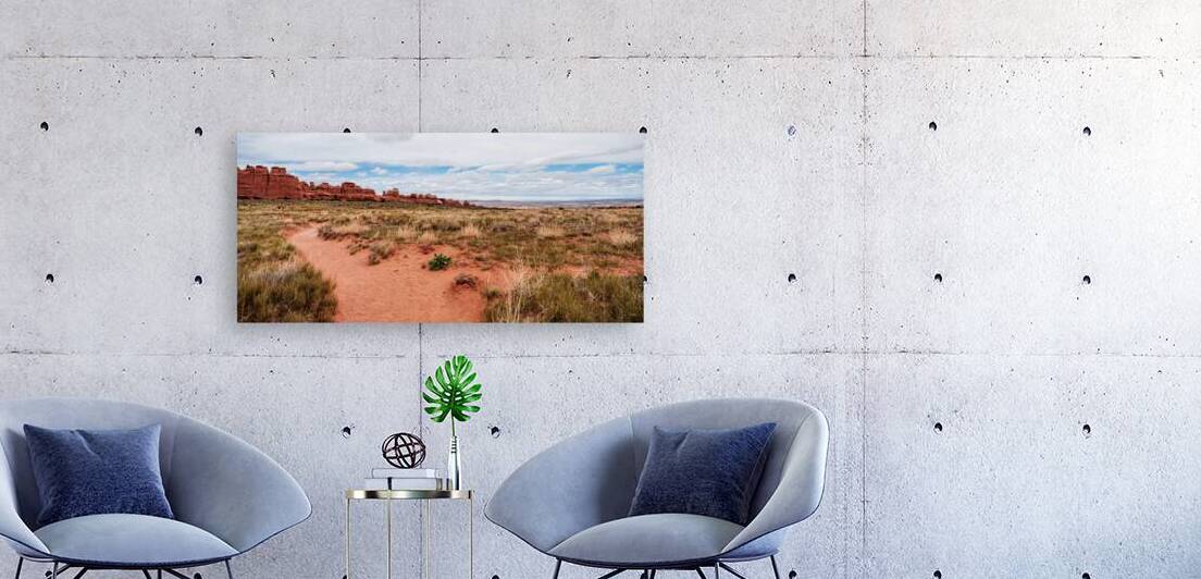Path To Broken Arch Pano by Jennifer White