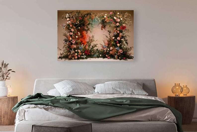 Wedding backdrop aesthetic flower decoration indo by Fieraru Elena