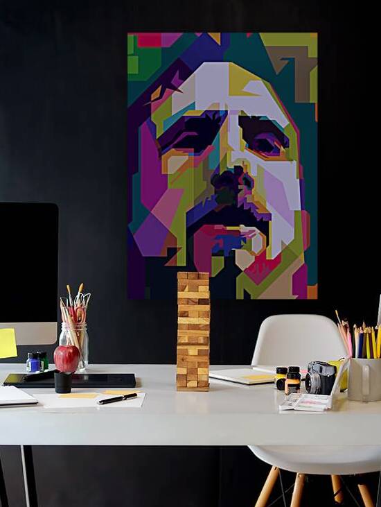 Zack De La Rocha Rock Singer Pop Art WPAP by Artkreator