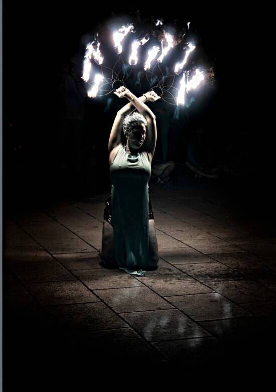 Primal Flames Dance by Dream World Images