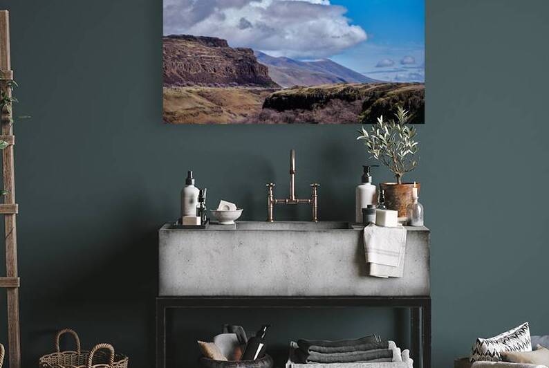 Dramatic Clouds at the Gorge  by Malcolm Cutchin Photography