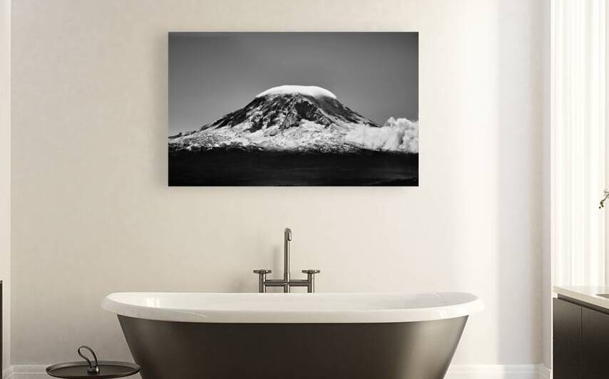 Mt Adams [monochrome] by Malcolm Cutchin Photography
