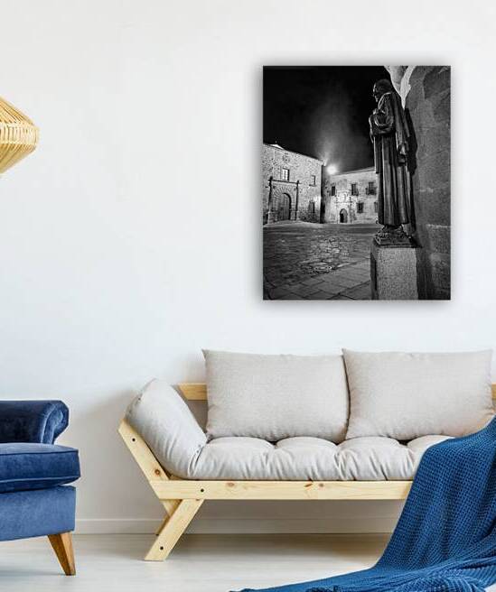 Misty Night in Caceres by Malcolm Cutchin Photography