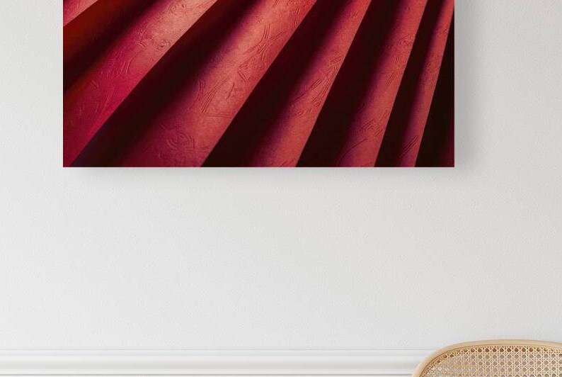 Sheet of red paper texture background by Violeta Popescu