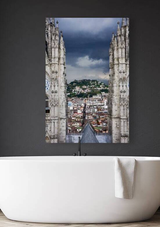 Quito Thunderstorm from the Cathedral by Malcolm Cutchin Photography
