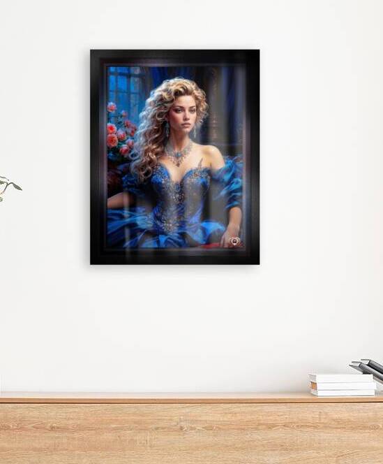 Classical Romantic Portrait Of Constance Emery Wearing The Ophliman Jewels AI Concept Art by Xzendor7 by xzendor7