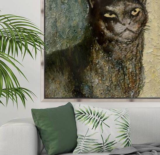 1903 Cat Art Remix by Row One Brand