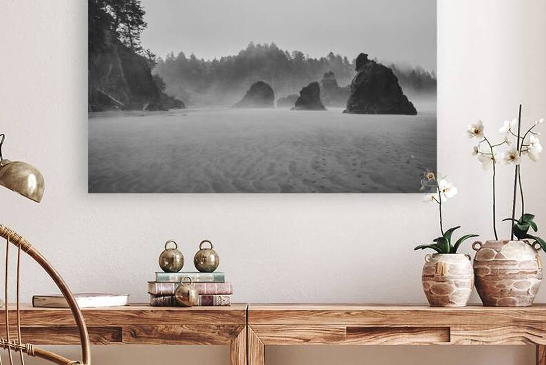 Foggy Beach Scene [4] by Malcolm Cutchin Photography