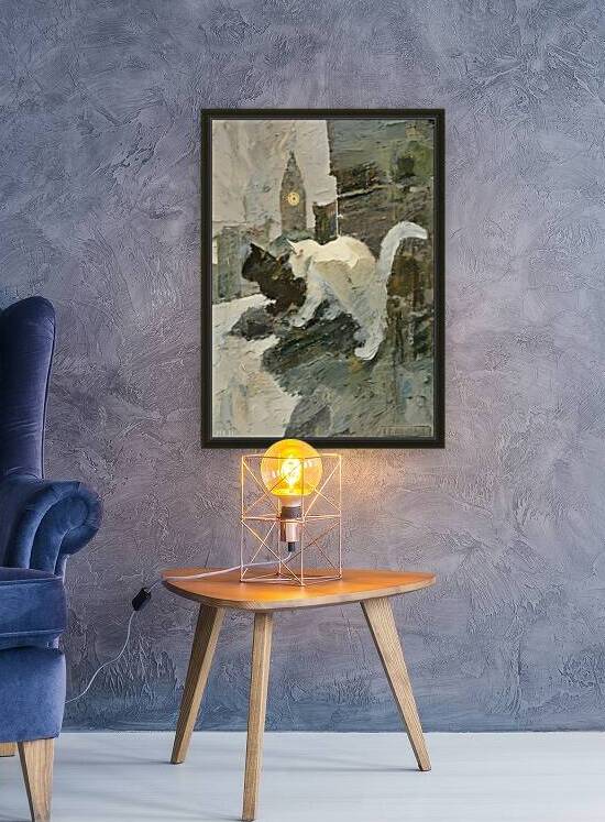 1903 Cats on Ledge by Row One Brand