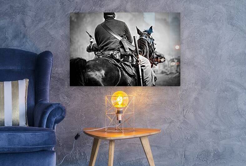 Civil War Valor grayscale by Shelia Hunt Photography