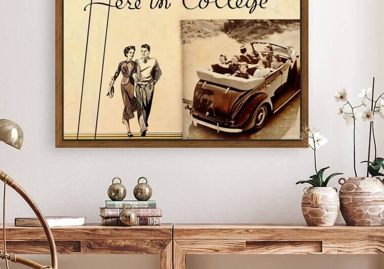 here in college by Row One Brand