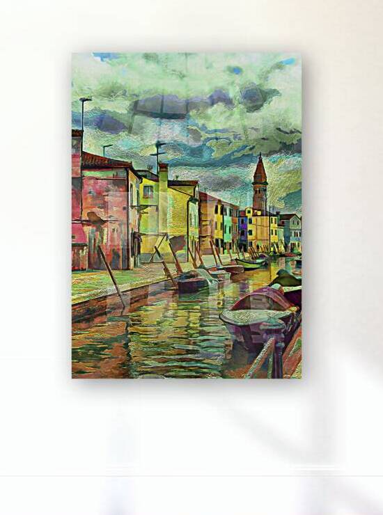 Burano painting I by Images By Jon Evan