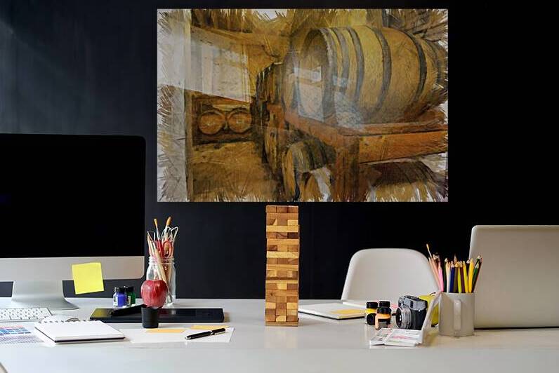 Wine Barrels 1 by Images By Jon Evan