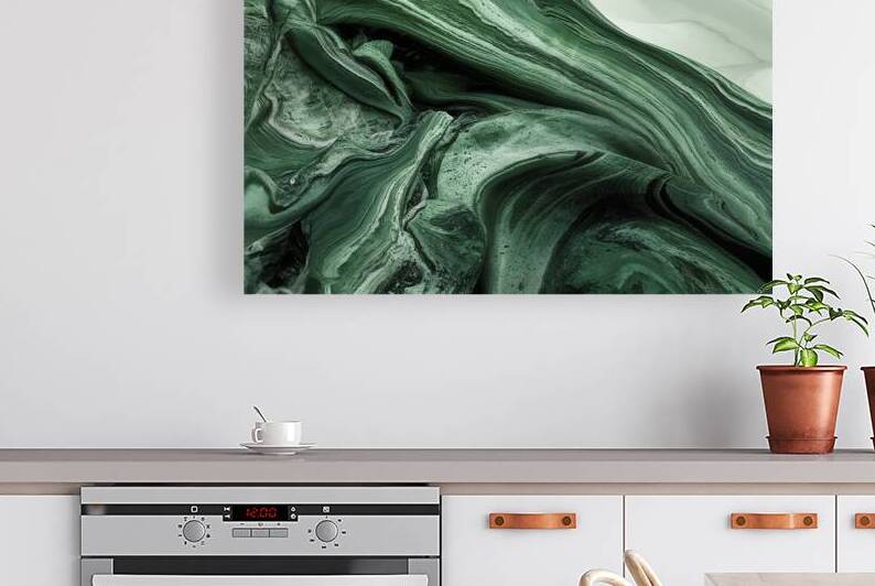 A stunning close up photograph of a green marble by Gabriela Ghita