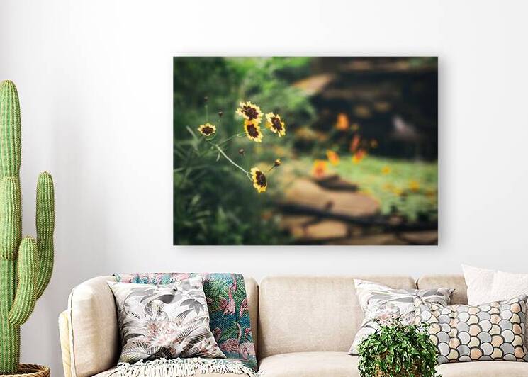 Flowers by the Pond No 1 by Jason Fink