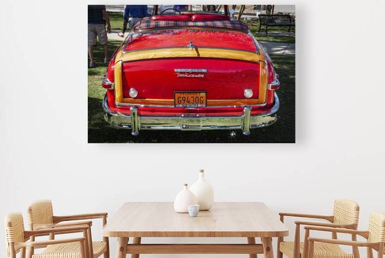 1949 Red Chrysler Town and Country Woody Convertible X100. 8 by Rich Franco