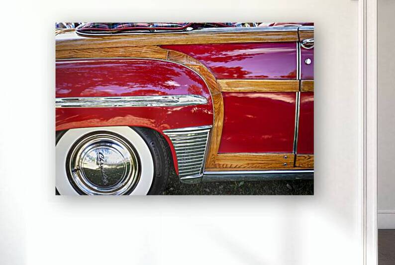 1949 Red Chrysler Town and Country Woody Convertible X100. 10 by Rich Franco