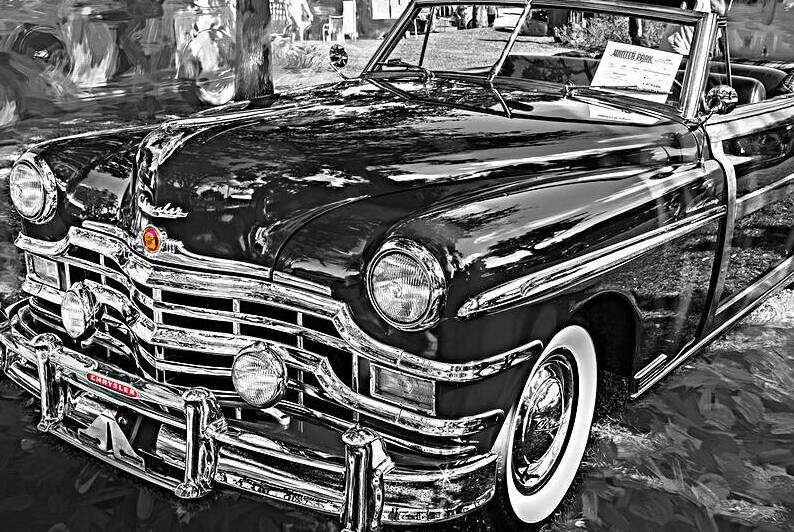 1949 Red Chrysler Town and Country Woody Convertible X100. 12 by Rich Franco