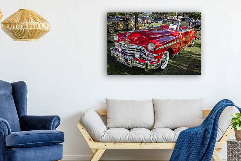 1949 Red Chrysler Town and Country Woody Convertible X100. 15 by Rich Franco