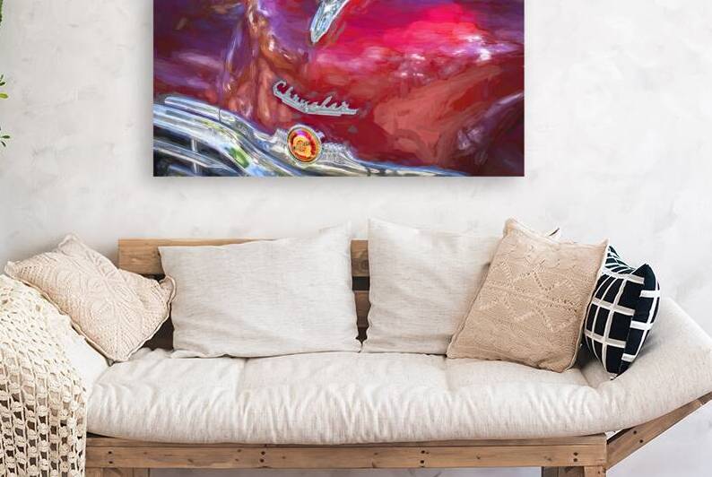 1949 Red Chrysler Town and Country Woody Convertible X100. 16 by Rich Franco